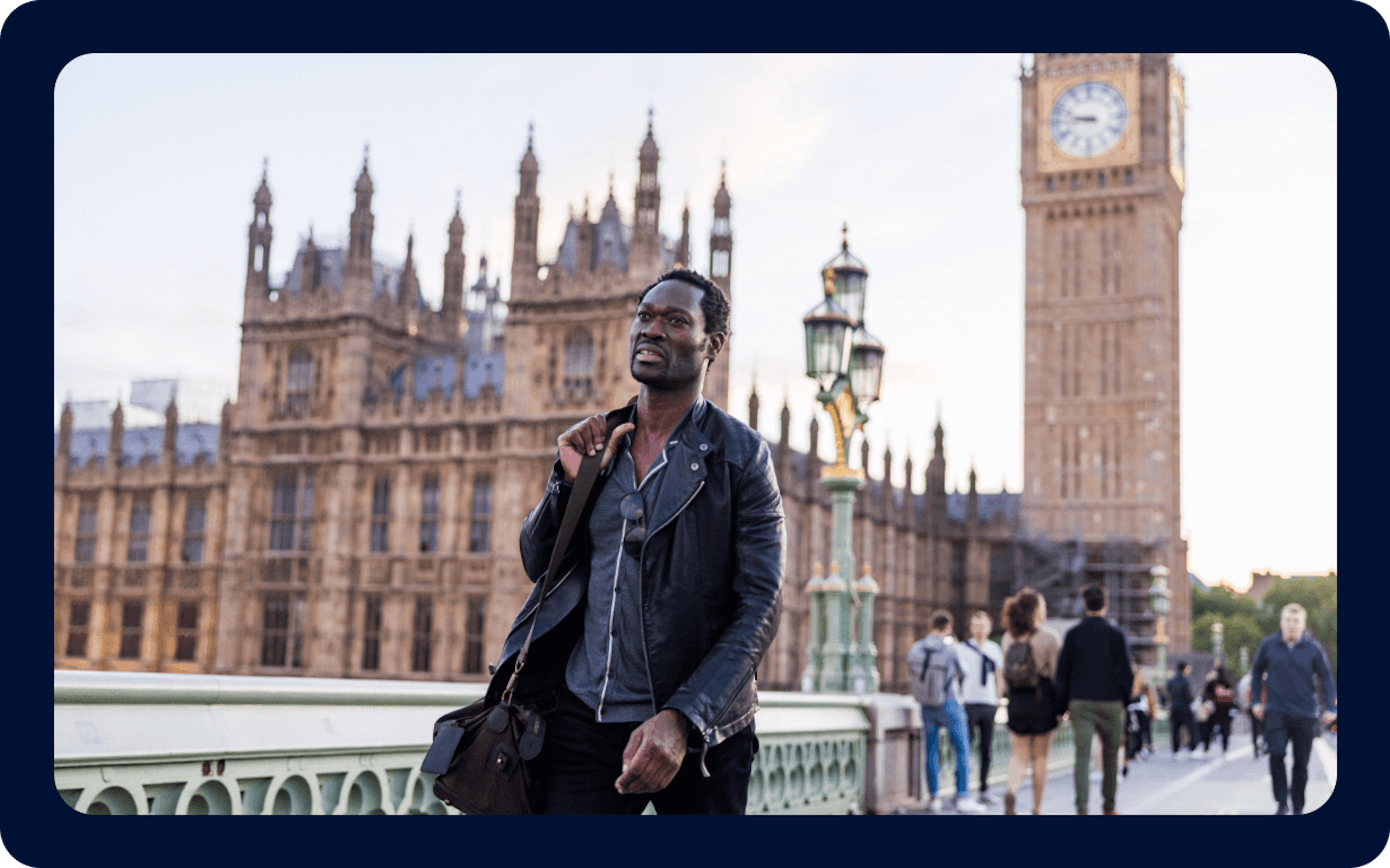 Man in London Tower.